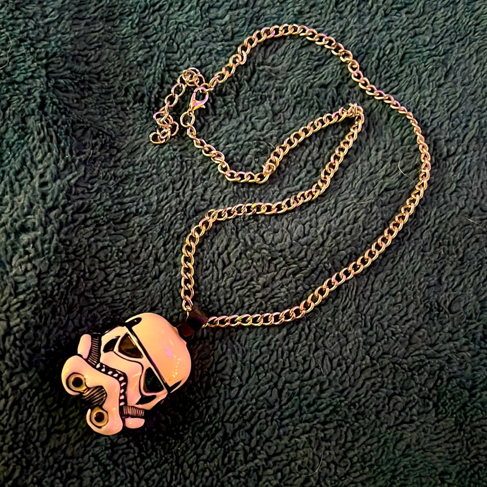 Storm Trooper 3D metal necklace